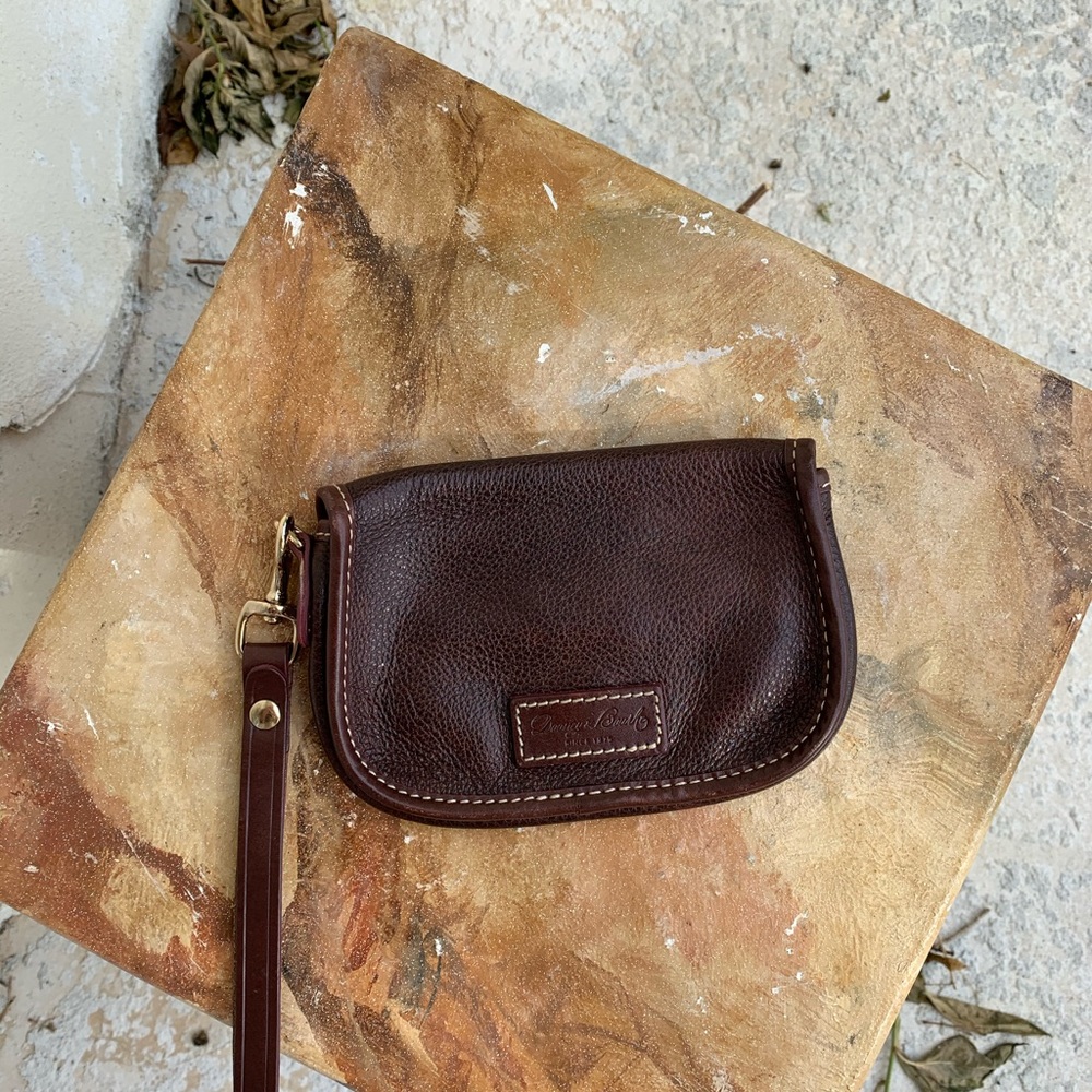 Dooney & Bourke Brown Wrislet Leather